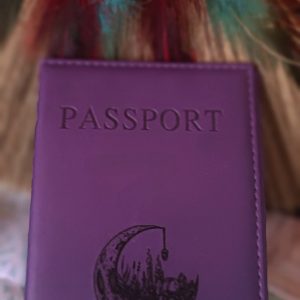 Protège passeport "lune"