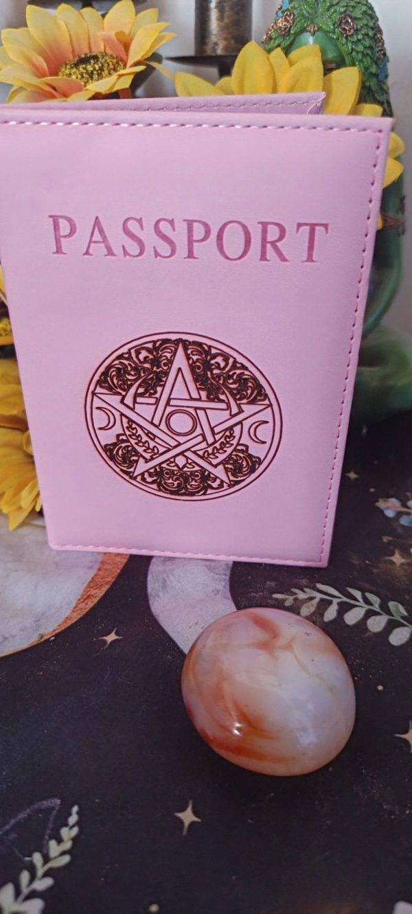 Protège passeport pentacle