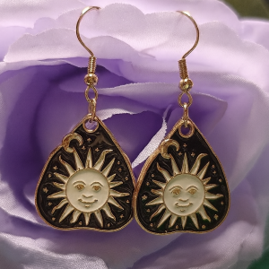 Boucles d'oreilles soleil mystique