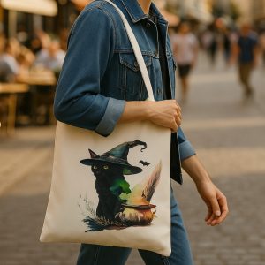 Totebag chat noir