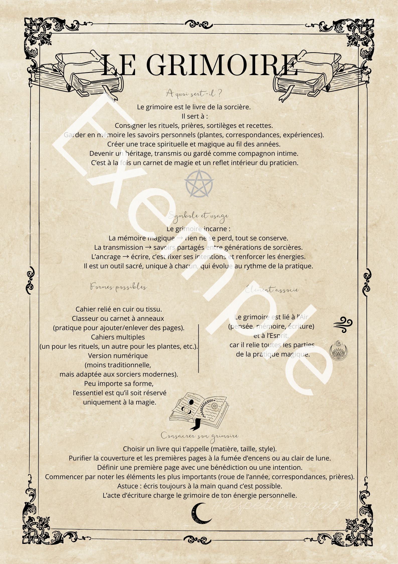 Fiches pour grimoire : Outils magiques – Image 2