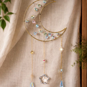 Suncatcher lune dorée hypnos