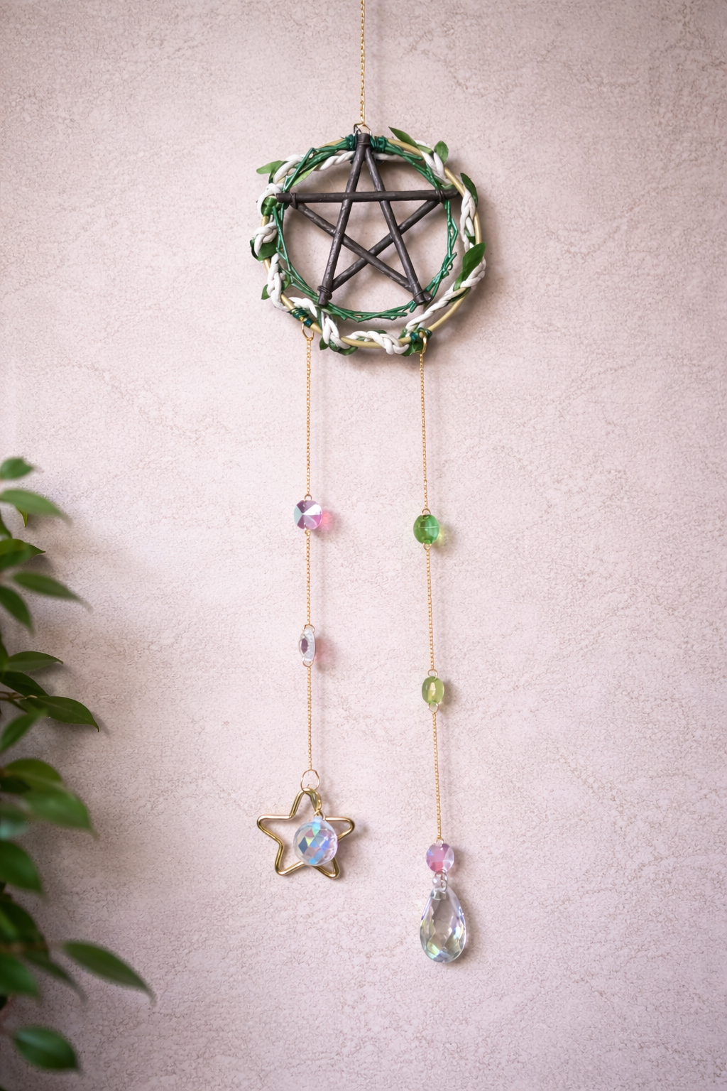 Suncatcher pentagramme