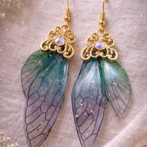 Boucles d'oreilles ailes royales