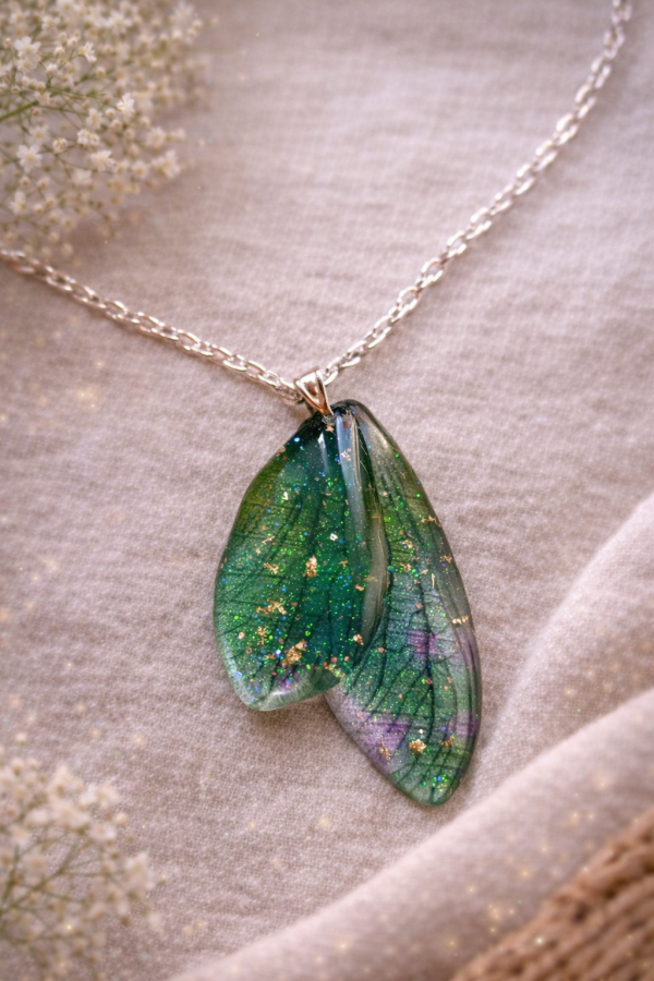 Collier ailes de Brocéliande