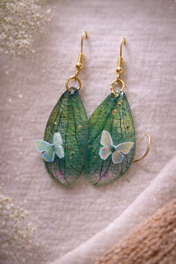 boucles d'oreilles les fées de Brocéliande