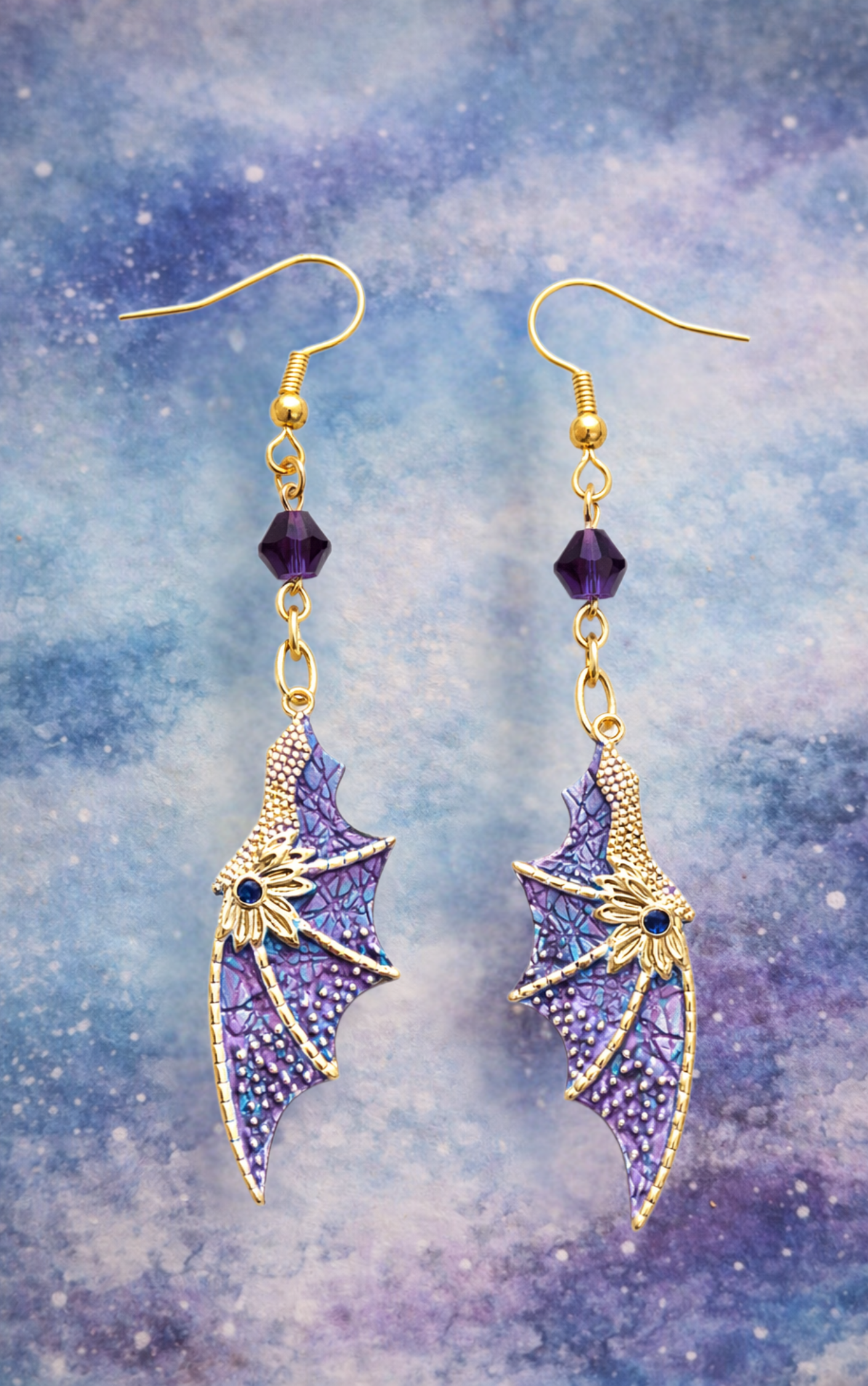 Boucles d'oreilles ailes de Vaelis