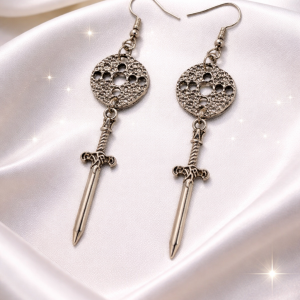 Boucles d'oreilles : médaillons d'Amarok