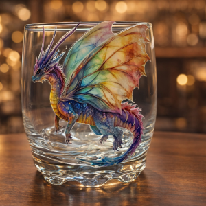 Verre dragon color
