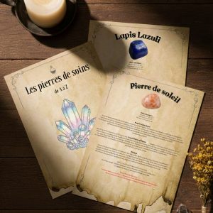Fiches pour grimoire : Les Pierres de soins