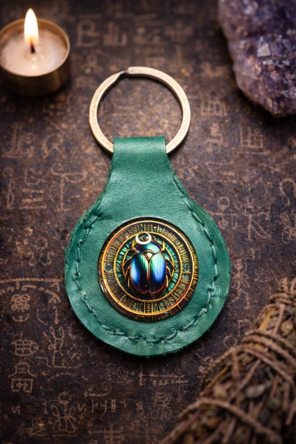 Porte clefs scarabée