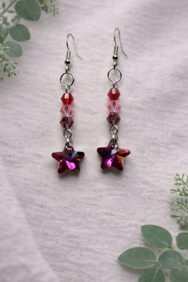 Boucles d'oreilles étoiles d'ostara