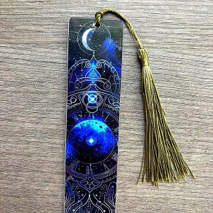 Marque page mystères de la lune