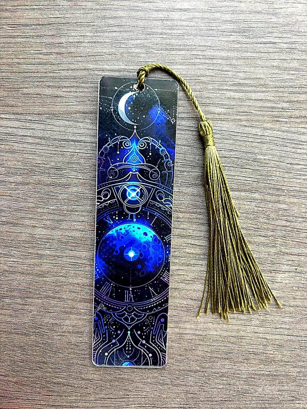 Marque page mystères de la lune