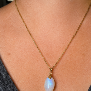 Collier en pierre de lune