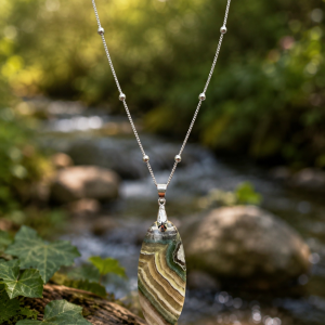 Collier en fluorite