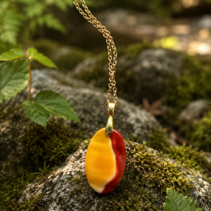 Pendentif Jaspe mokaïte